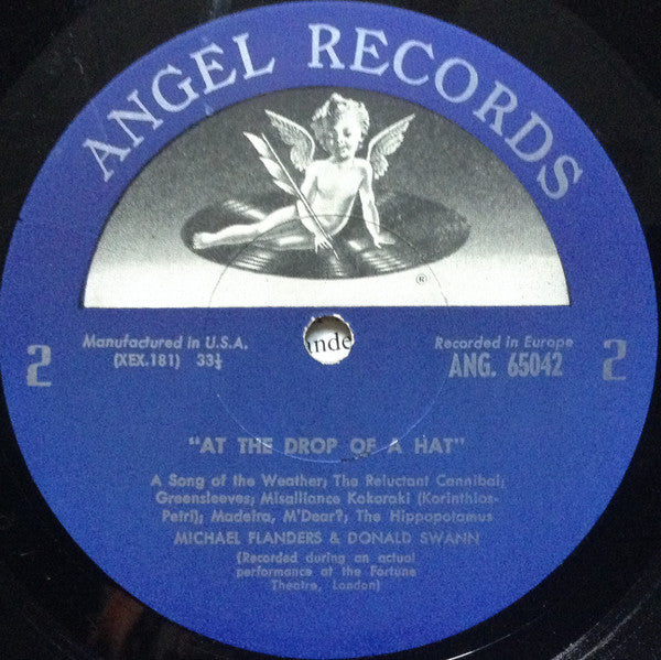 Michael Flanders & Donald Swann – At the Drop of a Hat (Comedy / Musical Theatre / Satirical Songs, Vinyl LP) ANG‑65042