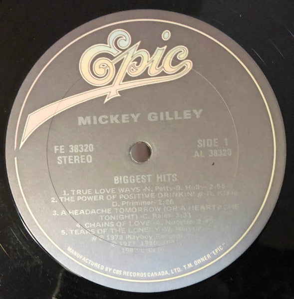 Mickey Gilley ‎– Biggest Hits - 1982-Country (  Clearance vinyl ) Overstocked