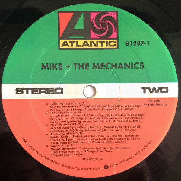 Mike + The Mechanics  Mike + The Mechanics 1987 Electronic, Rock Style: Pop Rock (Vinyl)
