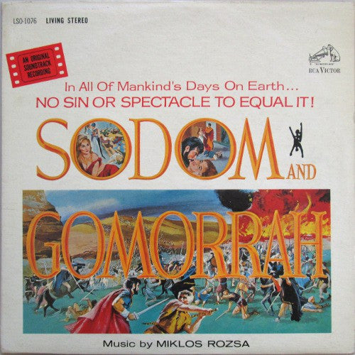 Sodom and Gomorrah – Original Soundtrack (1962) • Soundtrack / Classical LP (Vinyl)