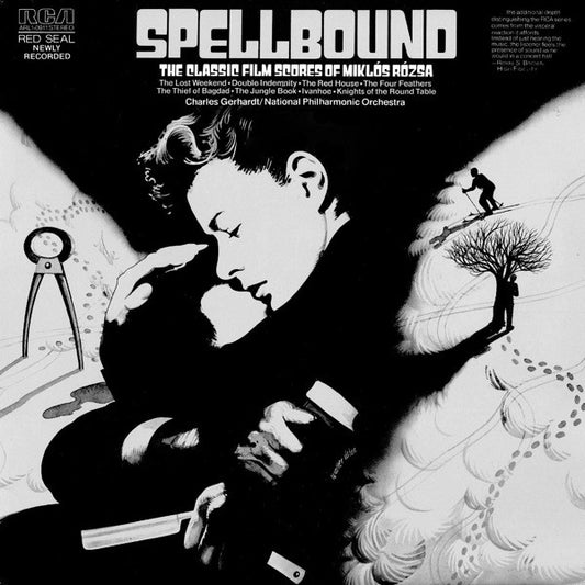Miklós Rózsa ‎– Spellbound - The Classic Film Scores Of Miklós Rózsa- 1975-Stage & Screen (vinyl)