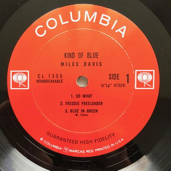 Miles Davis – Kind Of Blue -1963- Jazz , Bop, Modal (Rare Vinyl) MISPRINT