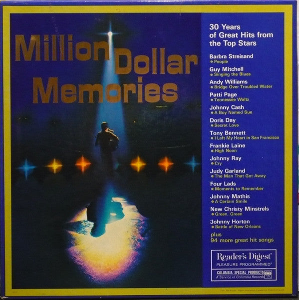 Million Dollar Memories - 9 lp set Reader's Digest 1971-Jazz, Pop, Stage & Screen Style: Swing, Vocal (Vinyl) NM