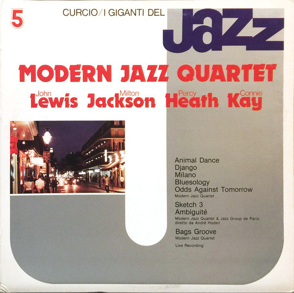 Modern Jazz Quartet / John Lewis , Milton Jackson*, Percy Heath, Connie Kay ‎– I Giganti Del Jazz Vol. 5 -(Italian Import)