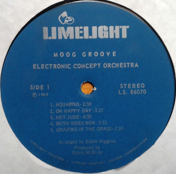 Electronic Concept Orchestra – Moog Groove 1969- Electronic, Jazz, Pop Synth-pop, Easy Listening (Vinyl)