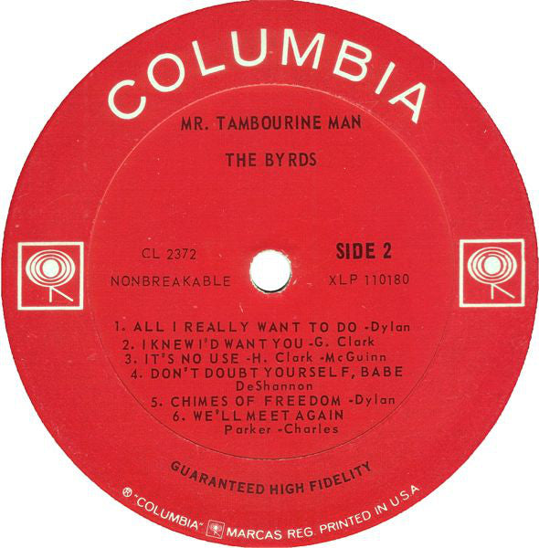 The Byrds – Mr. Tambourine Man – 1965 – Folk Rock (Vinyl)