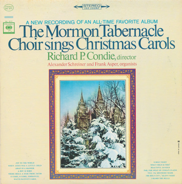 Mormon Tabernacle Choir – Sings Christmas Carols 1965 Classical Style: Religious, Choral, Holiday (Vinyl)
