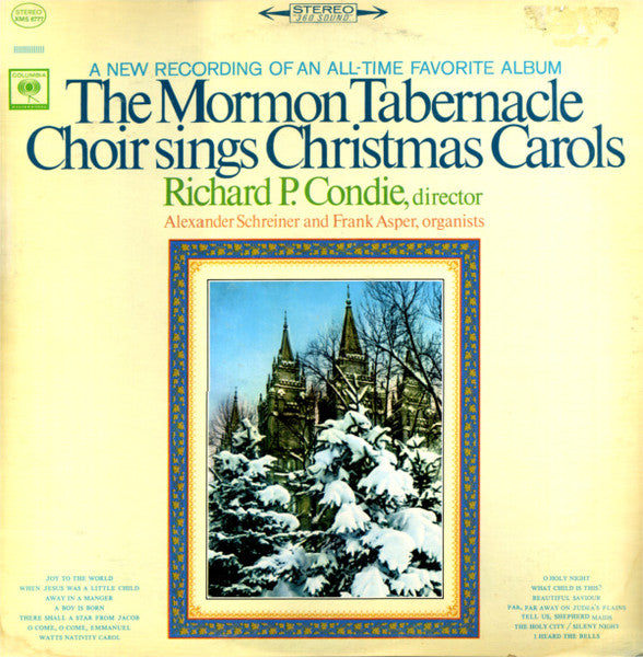 Mormon Tabernacle Choir – Sings Christmas Carols 1965 Classical Style: Religious, Choral, Holiday (Vinyl) SEALED COPY