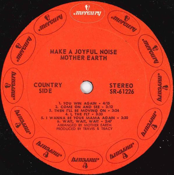 Mother Earth Make A Joyful Noise - 1969-Rock, Blues, Folk, World, & Country Style: Country Blues, Blues Rock, Country (vinyl)