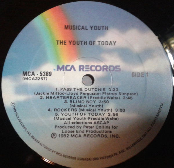 MUSICAL YOUTH – The Youth of Today ,1982, Reggae/Pop (vinyl)