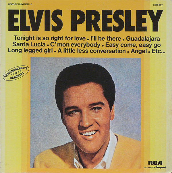 Elvis Presley – Elvis Presley – 1977 – Rock & Roll (vinyl lp)  FRENCH IMPORT