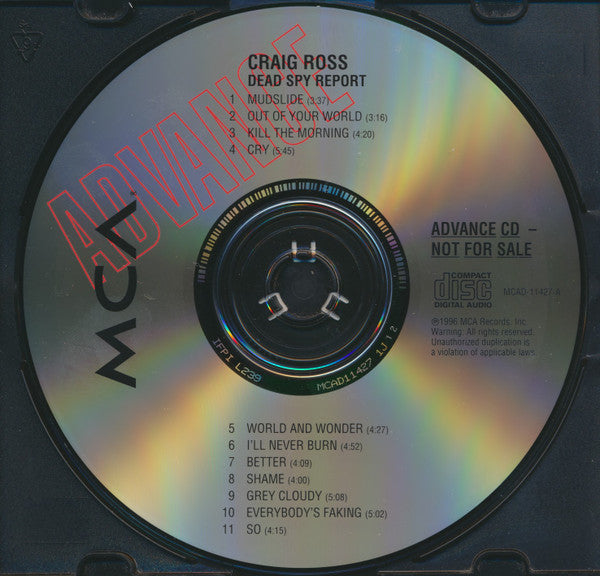 Craig Ross (5) - Dead Spy Report cover