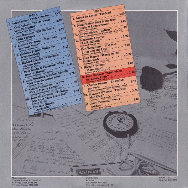 Various – Gilmour's Album - All-Time Favourites - A Silver Jubilee Anthology – 1981 – Folk, World, & Country (vinyl lp)