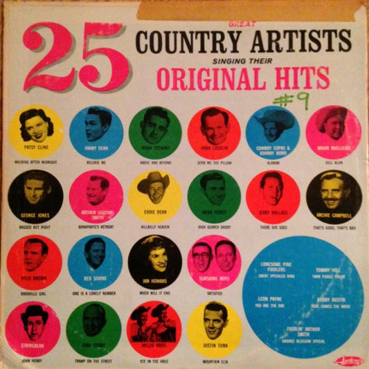 Various - 25 Great Country Artists Singing Their Original Hits cover