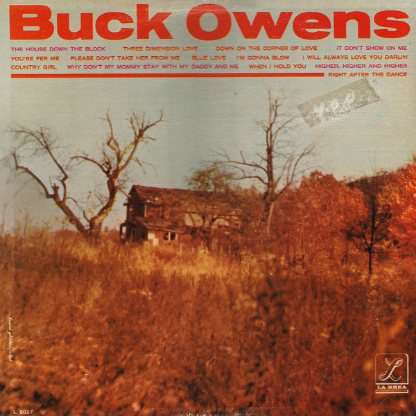 Buck Owens – Buck Owens – 1961 – Country / Honky Tonk / Bakersfield Sound (vinyl lp)