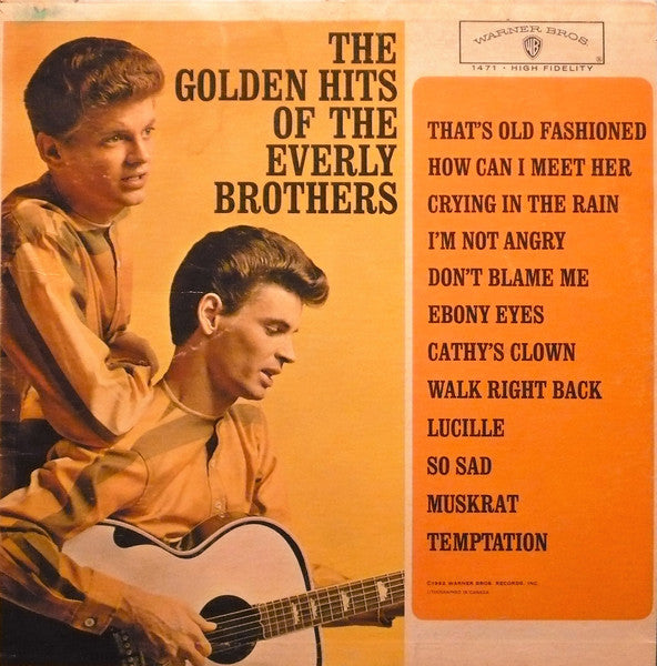 Everly Brothers – The Golden Hits Of The Everly Brothers – 1962 – Vocal (vinyl lp)