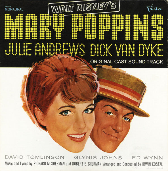 Various – Mary Poppins (Original Cast Sound Track) – 1964 – Soundtrack (vinyl lp)