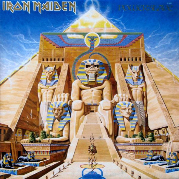 Iron Maiden – Powerslave – 1984 – Heavy Metal (vinyl lp) great shape