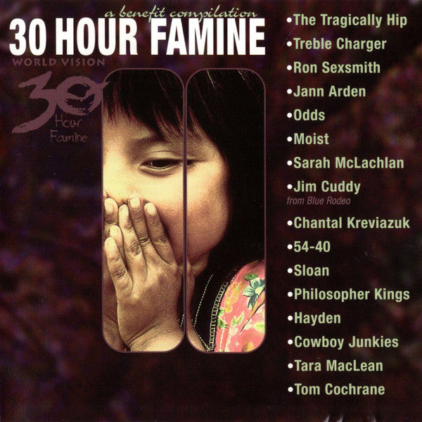 Various – 30 Hour Famine - 1998- Alternative Rock (Electronic) (Music CD)