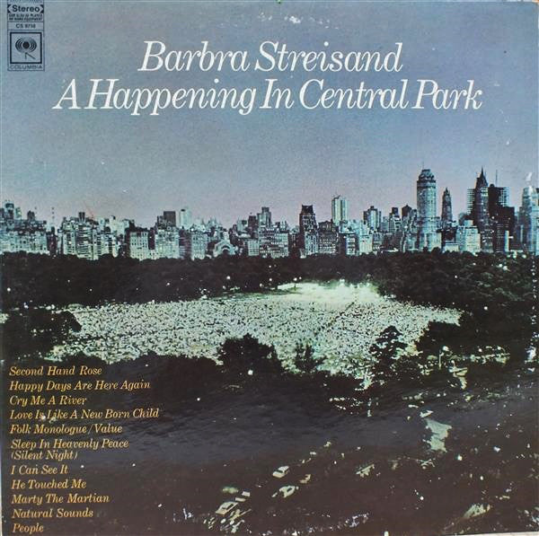 Barbra Streisand – A Happening In Central Park – 1968 – Vocal (vinyl lp)