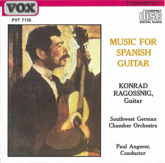 Konrad Ragossnig, Südwestdeutsches Kammerorchester, Paul Angerer - Music For Spanish Guitar cover