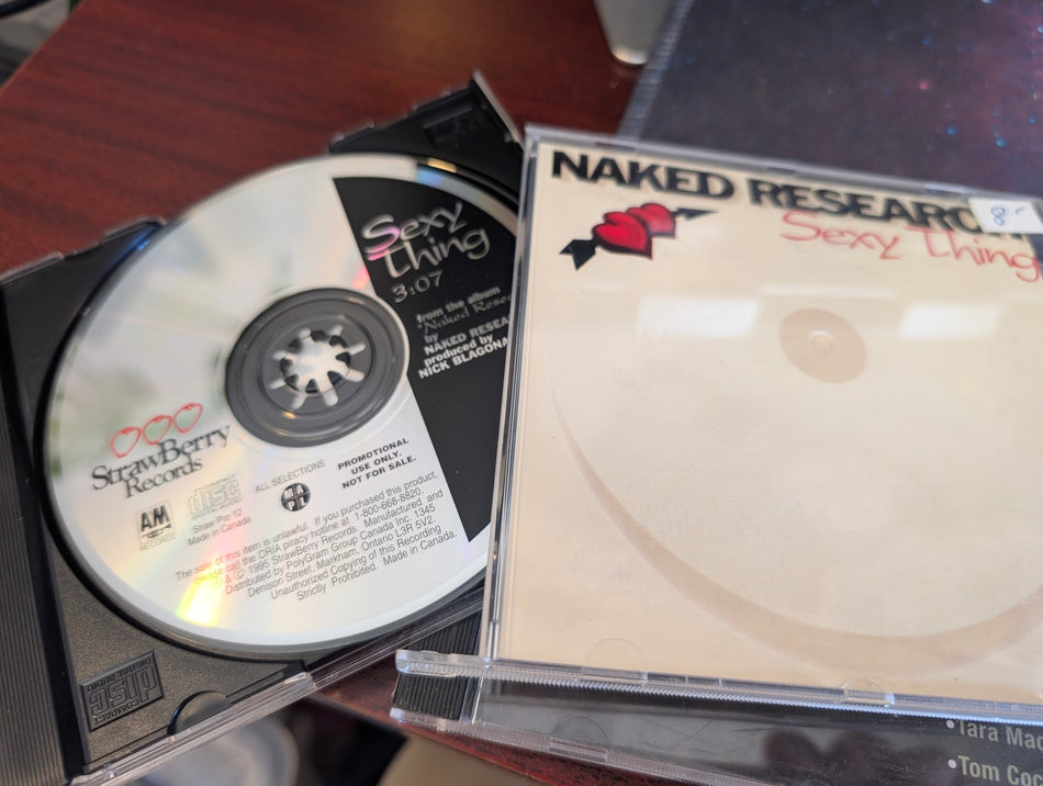 NAKED RESEARCH SEXY THING CD Sexy Thing CD Single