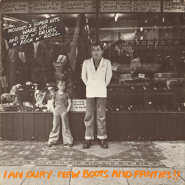 Ian Dury – New Boots And Panties !! – 1978 – Pop Rock / Punk / New Wave (vinyl lp)