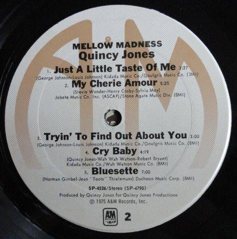Quincy Jones – Mellow Madness – 1975 – Jazz-Funk / Soul / Funk