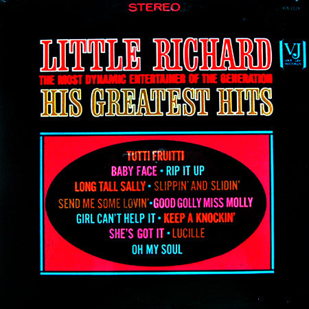 Little Richard – The Most Dynamic Entertainer Of The Generation : His Greatest Hits – 1965 – Rock & Roll (vinyl lp)