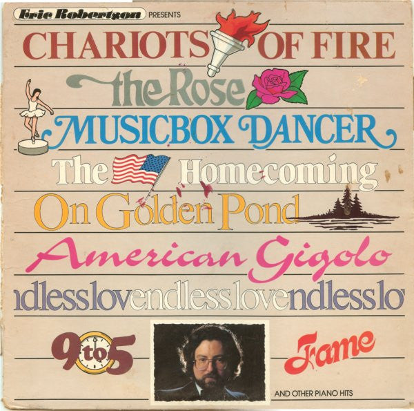 Eric Robertson – Piano Hits – 1982 – Easy Listening / Soundtrack (vinyl lp)