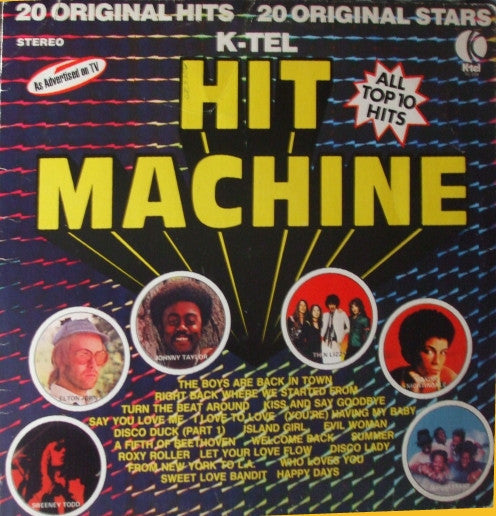 Various – Hit Machine – 1976 – Rock / Pop (vinyl lp)