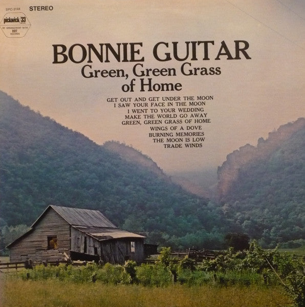 Bonnie Guitar – Green, Green Grass Of Home – Country (vinyl lp)