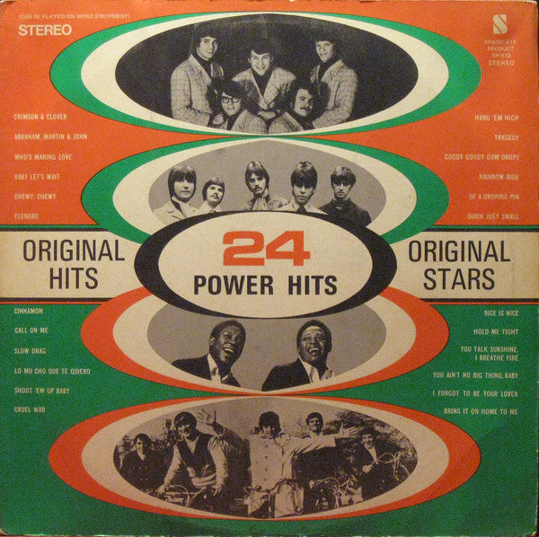 Various – "24 Power Hits" – 1969 – Rock / Funk / Soul / Pop (vinyl lp)
