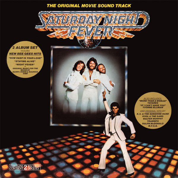 Various – Saturday Night Fever (The Original Movie Sound Track) – 1977 – Soundtrack / Disco (vinyl lp)