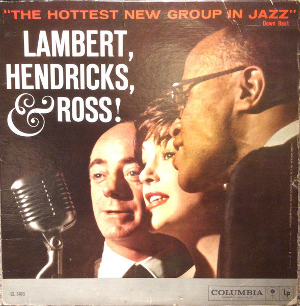 Lambert, Hendricks & Ross, The Ike Isaacs Trio, Harry Edison – The Hottest New Group In Jazz – 1959 – Jazz (vinyl lp)