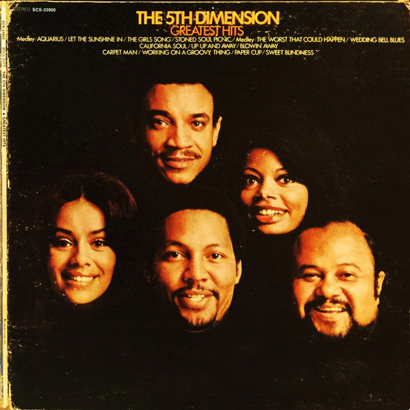 The Fifth Dimension – Greatest Hits – 1970 – Soul (vinyl lp)
