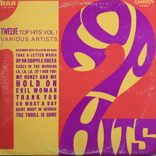 Various – Twelve Top Hits Vol.1 – 1969 – Pop (vinyl lp)