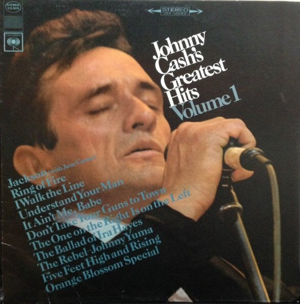 Johnny Cash – Greatest Hits Volume 1 – 1967 – Country (vinyl lp) Near Mint