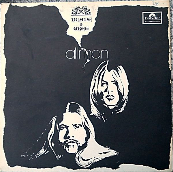 Duane & Greg Allman – Duane & Greg Allman – 1972 – Blues Rock / Psychedelic Rock / Southern Rock (vinyl lp)