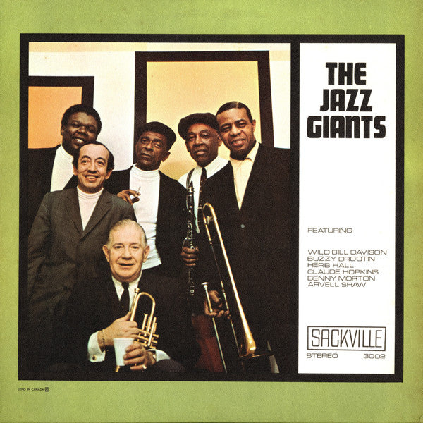 The Jazz Giants, Wild Bill Davison, Buzzy Drootin, Herb Hall, Claude Hopkins, Benny Morton, Arvell Shaw – The Jazz Giants – 1968 – Jazz (vinyl lp)