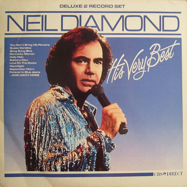 Neil Diamond – His Very Best – 1985 – Ballad (vinyl lp)  2 LP SET