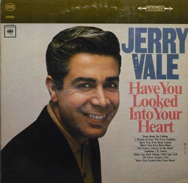 Jerry Vale – Have You Looked Into Your Heart – 1965 – Easy Listening (vinyl lp)