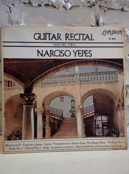 Narciso Yepes Guitar Recital - Volume Two - Classical Guitar (vinyl) NM