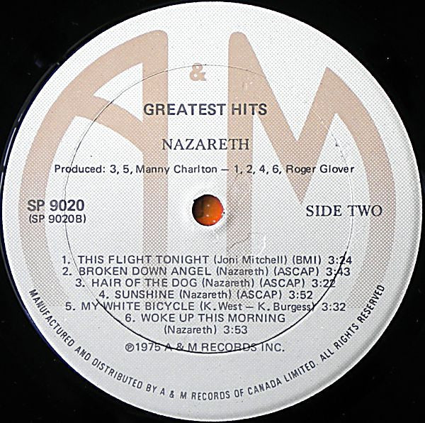 Nazareth – Greatest Hits – 1975 – Hard Rock / Classic Rock