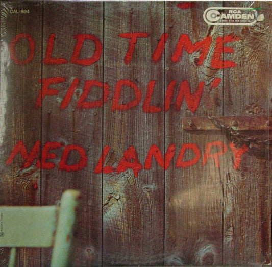 Ned Landry ‎– Old Time Fiddlin' - 1965-  Folk, World, & Country (Maritime Fiddling ) Vinyl