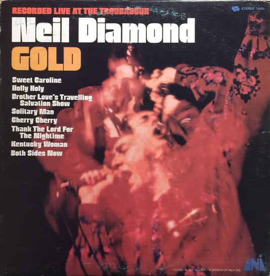 Neil Diamond – Gold – 1970 – Singer-Songwriter / Live Performance (vinyl) near mint