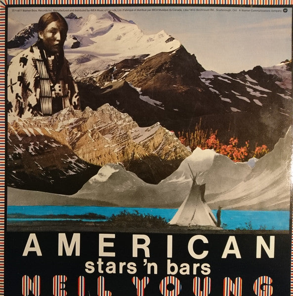 Neil Young ‎– American Stars 'N Bars - 1977-Blues Rock, Folk Rock, Country Rock (vinyl)
