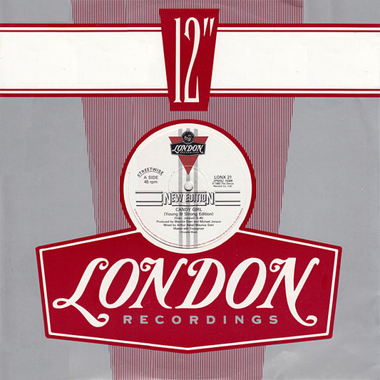 New Edition – Candy Girl – 1983 U.K. 12" – Streetwise/London – Electro-Funk/Bubblegum Soul (British Vinyl)