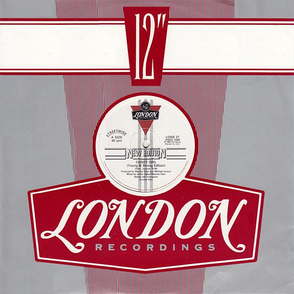 New Edition – Candy Girl – 1983 U.K. 12" – Streetwise/London – Electro-Funk/Bubblegum Soul (British Vinyl)