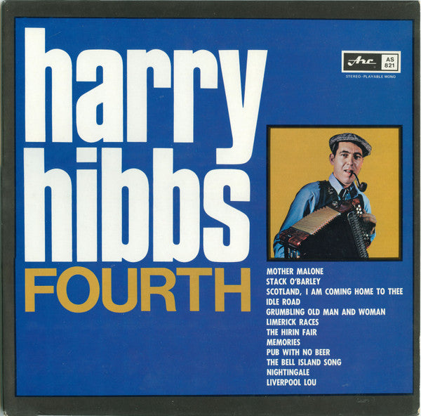 Harry Hibbs – Harry Hibbs' Fourth – 1970 – Folk (vinyl lp)  Mint